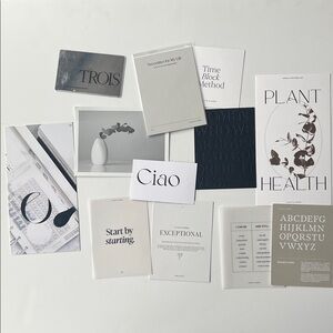 Cloth and Paper Minimalist Art Print Set Cards